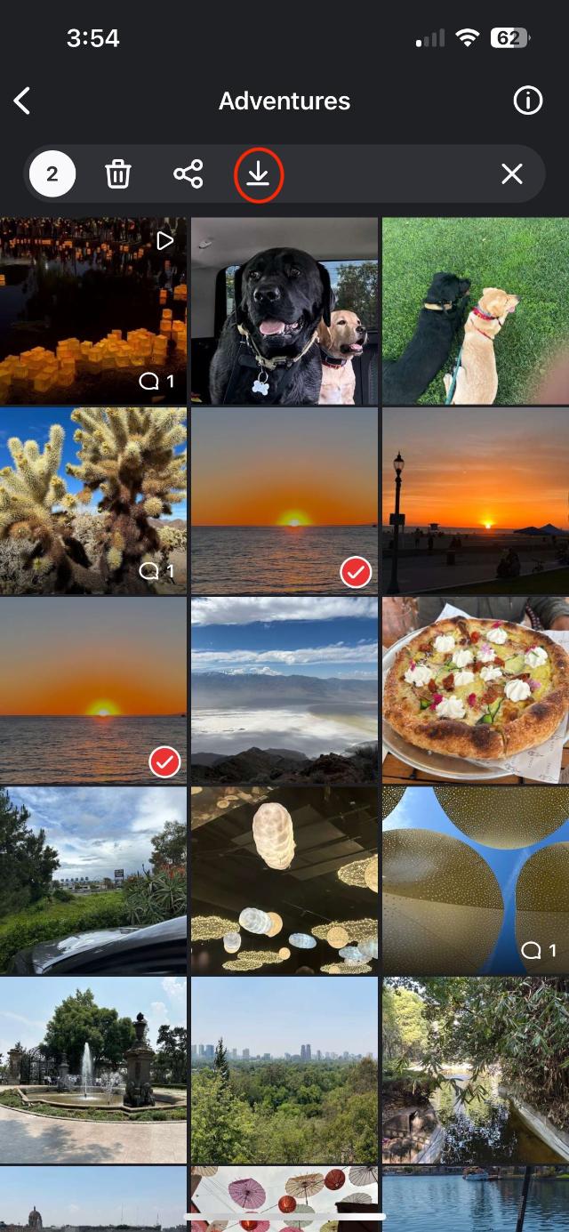 How can I save/download photos or videos? — PhotoCircle Help Center
