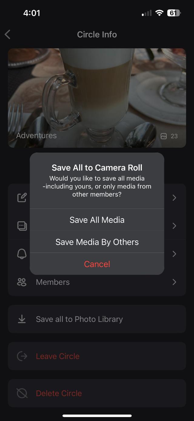 How can I save/download photos or videos? — PhotoCircle Help Center