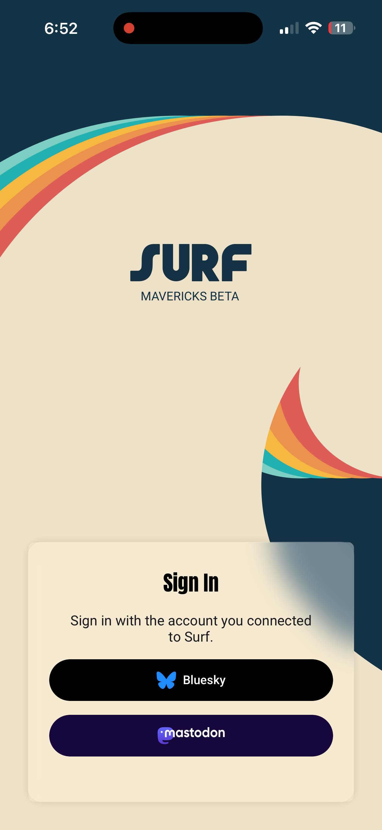 Sign In to Surf