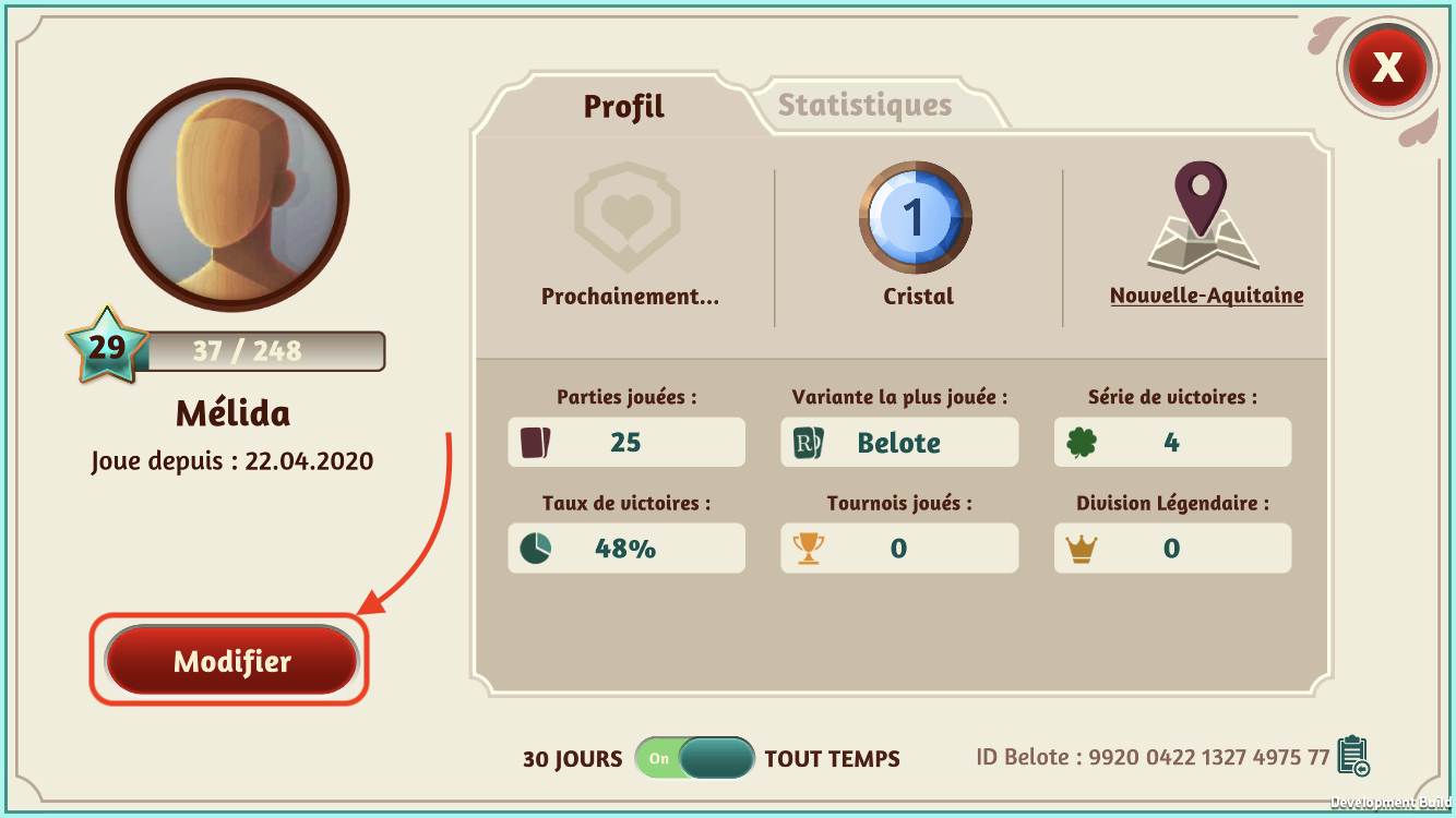 Gestion des comptes invités — Belote.com - Belote & Coinche Centre d'aide