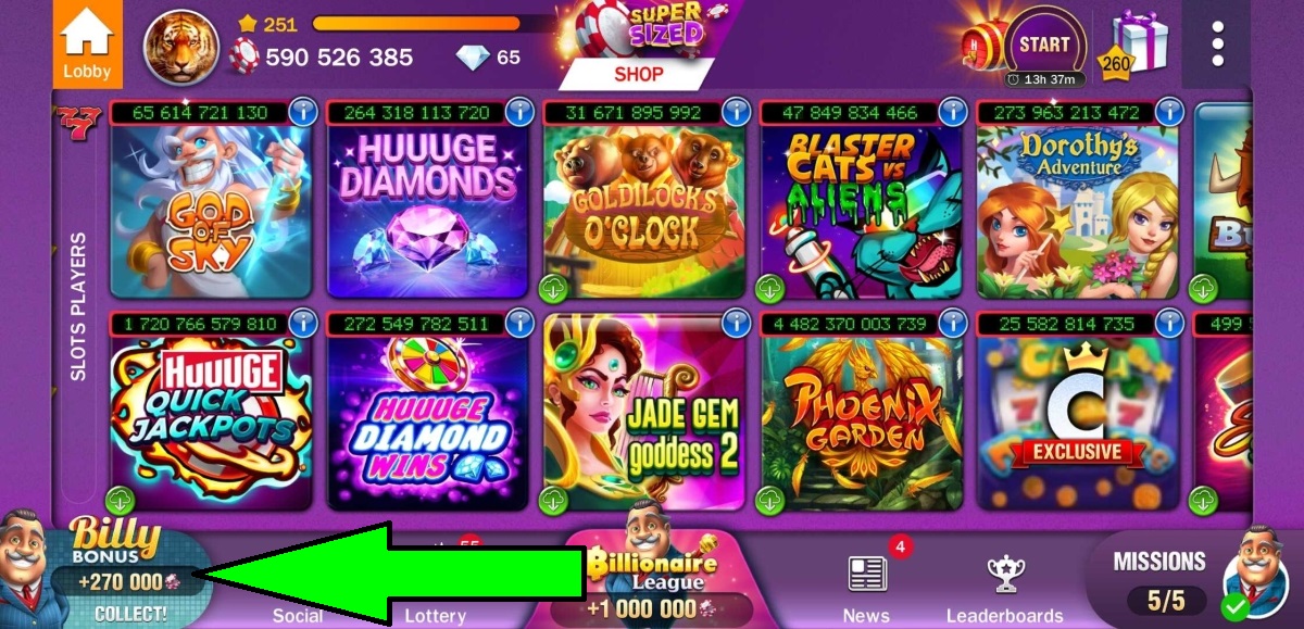 How can I get free chips? — Billionaire Casino Help Center