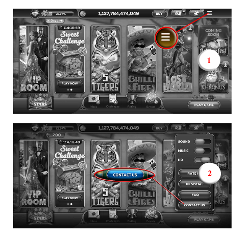 Contact us — Infinity Slots Help Center