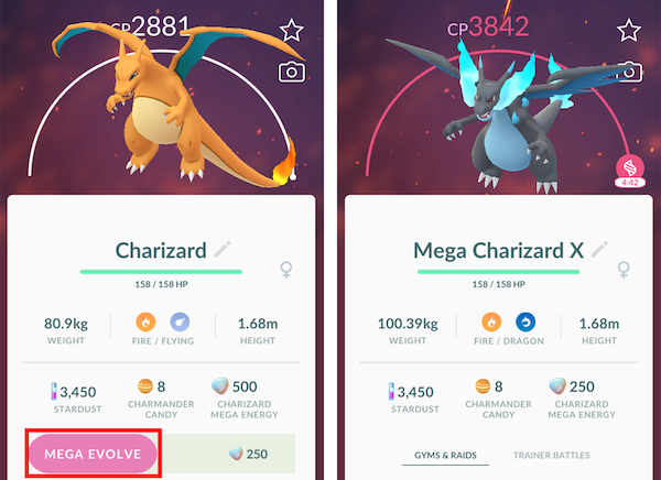 You Can Set A Mega Evolved Pokemon As Your Active Buddy In Pokemon Go You Ll Gain Your Best Buddy Cp Boost In Addition To The Mega Evolution Boosts If You Re Best Buddies