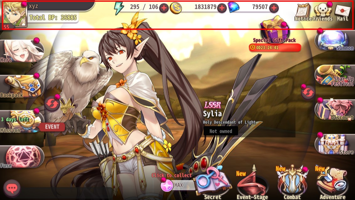 Top Menus — Lusty Odyssey Help Center