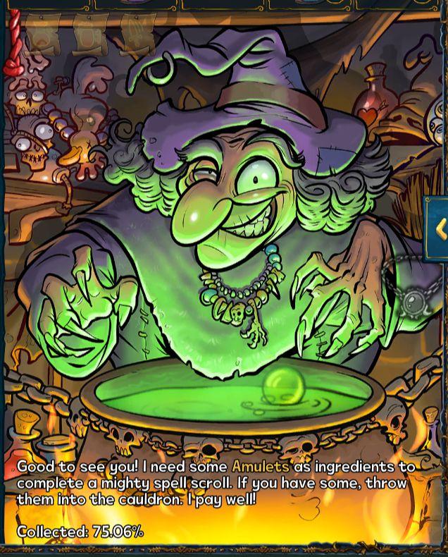 Witch, cauldron
