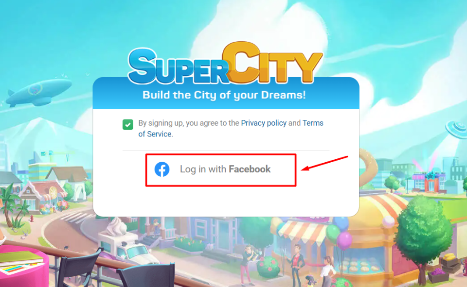 Facebook Instant Games (Facebook Gaming) — SuperCity Help Center