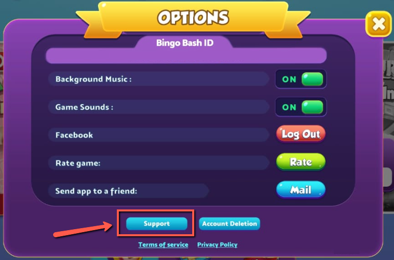 How to raise/submit a Support Ticket in Bingo Bash App, and Bingobash