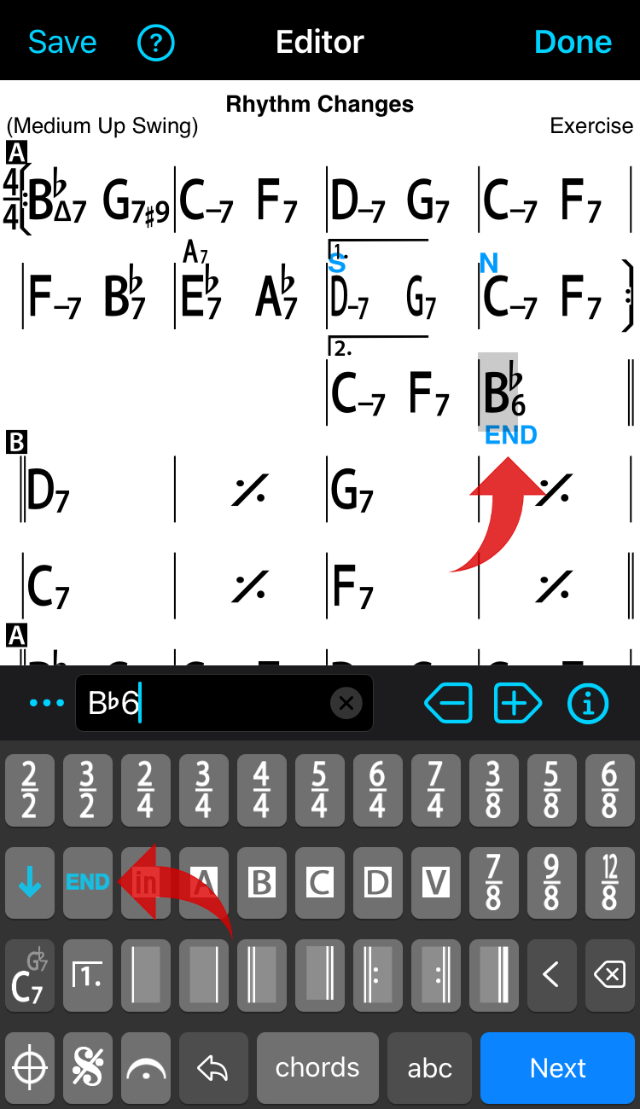 ireal pro skipping measures