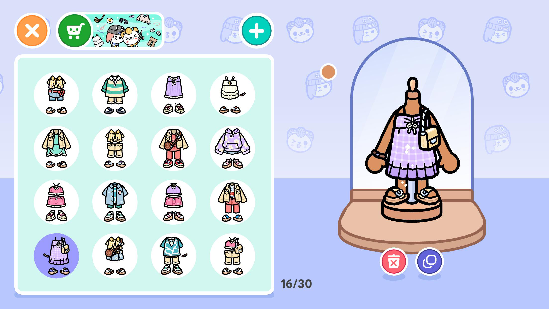 Sunset Spark Outfit Designer