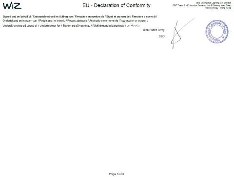 REV WiZ Afstandsbediening - Bedien Je Slimme Lampen Zonder Smartphone 2.4 GHz Zwart