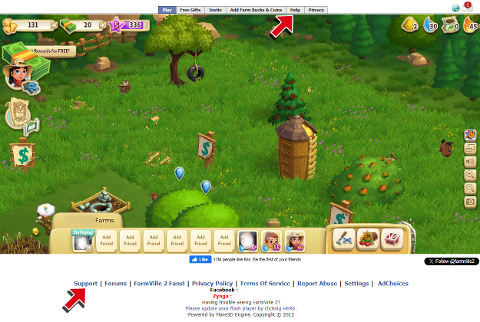 How can I find Support from within my game? — FarmVille 2 Help Center