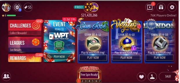 Zynga Poker Versions